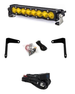 Baja Designs Can-Am X3 Shock Mount Kit with 10in S8 Amber Light Bar