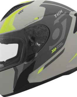 THH T810S Hayate Full Face Helmet Grey/Yellow XL