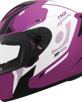 THH T810S Hayate Helmet Metallic Pink/White Small