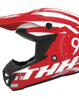 THH T730X Twister Full Face Helmet Red/Silver Small