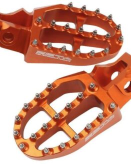 ZETA Aluminum Footpegs Orange For KTM Adventure & Supermoto