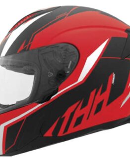THH T810S Turbo Full Face Helmet Red/Silver Small