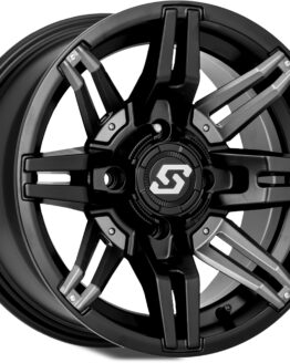 Sedona Rukus Wheel 14x7 4/156 6+1 Offset Black Aluminum Rim