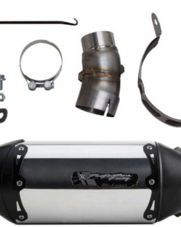 S1R "Black" Slip On Exhaust - Aluminum