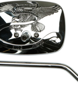 "Live to Ride" Spirit Mirror Left 10mm Chrome