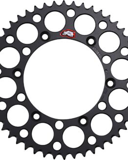 Renthal Ultralight Rear Sprocket Black Grooved 50T Fits 99-24 Yamaha YZ/WR