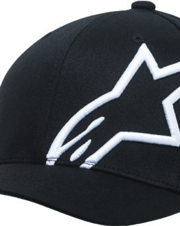 Corporate Shift 2 Curved Brim Hat Black/White Small/Medium