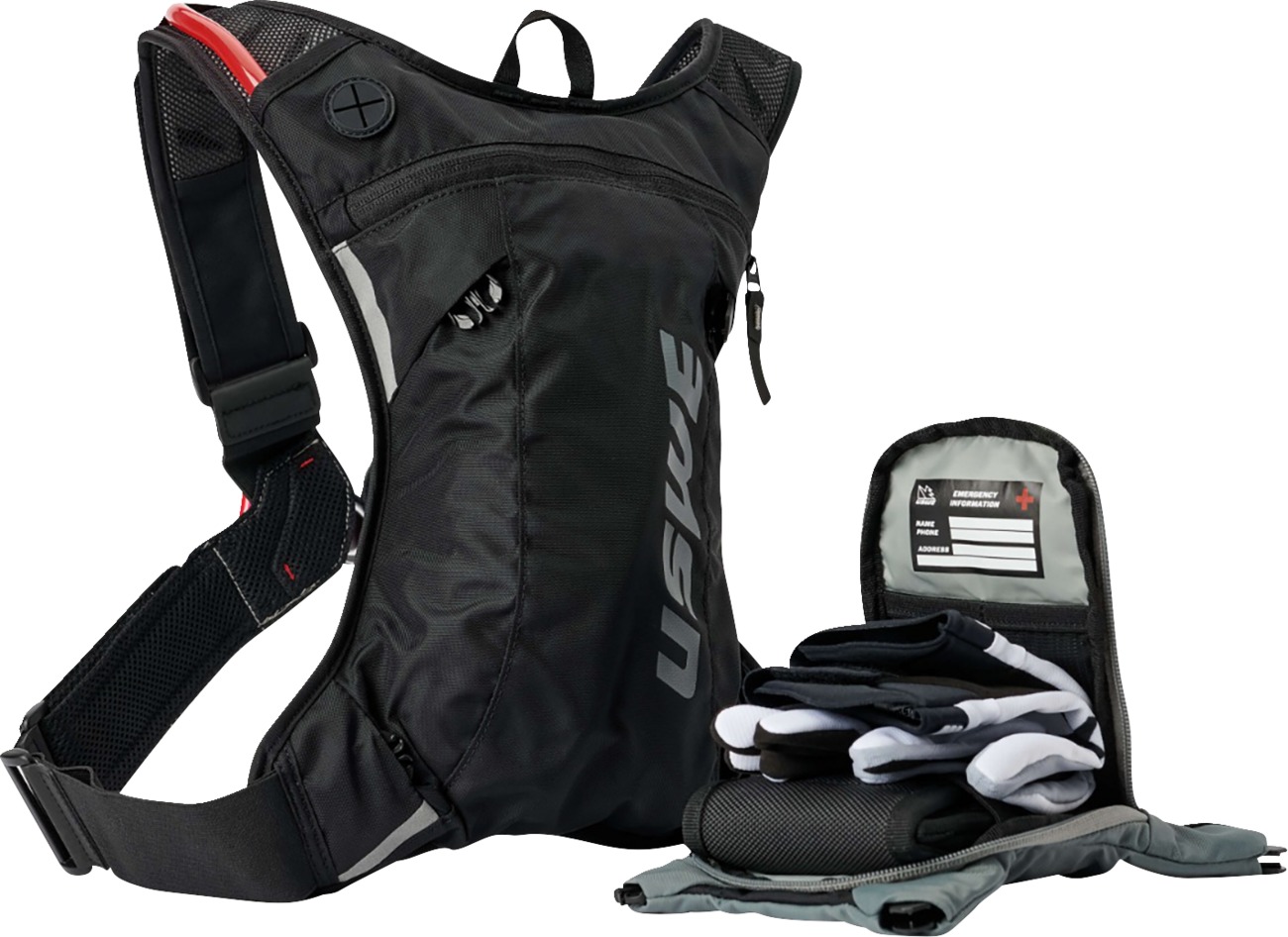 USWE Moto Hydro 3L Hydration Pack Black Adventure Fit - Image 3
