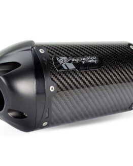 S1R "Black" 3K Carbon Fiber Slip On Exhaust