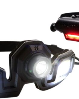 Risk Racing FLEXIT Pro 6.5 Rechargeable Headlamp 650 Lumens Black