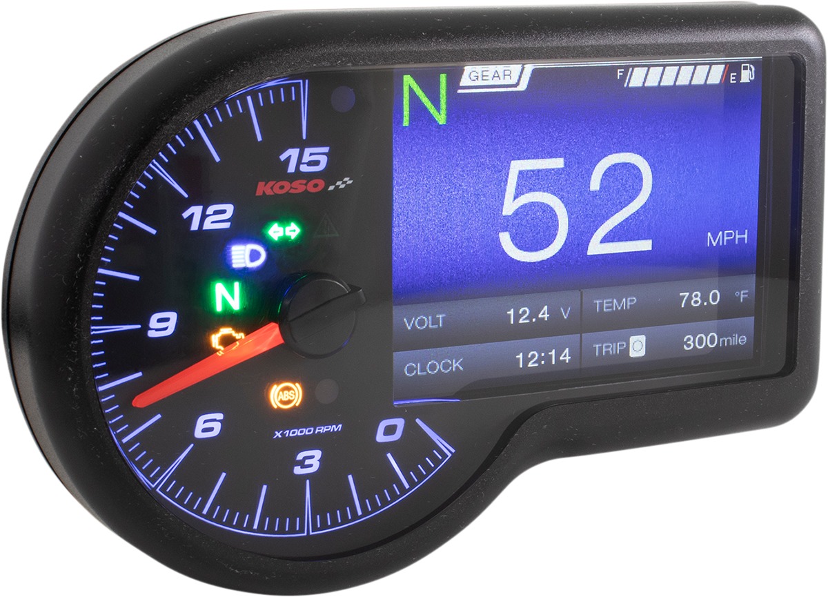 RX-3 GP Style TFT Multifunction Gauge w/ Mount and PNP Harness - Image 3