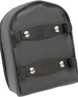 Short Pillow Vinyl 7" Sissy Bar Pad - Black