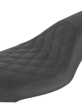 Profiler Lattice Stitched 2-Up Seat - Black