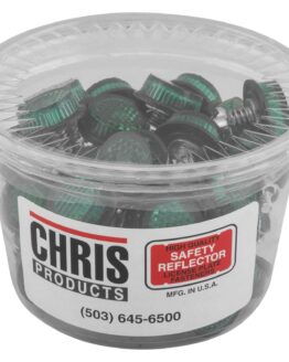 Chris Products Mini Reflectors Green 40 Pack