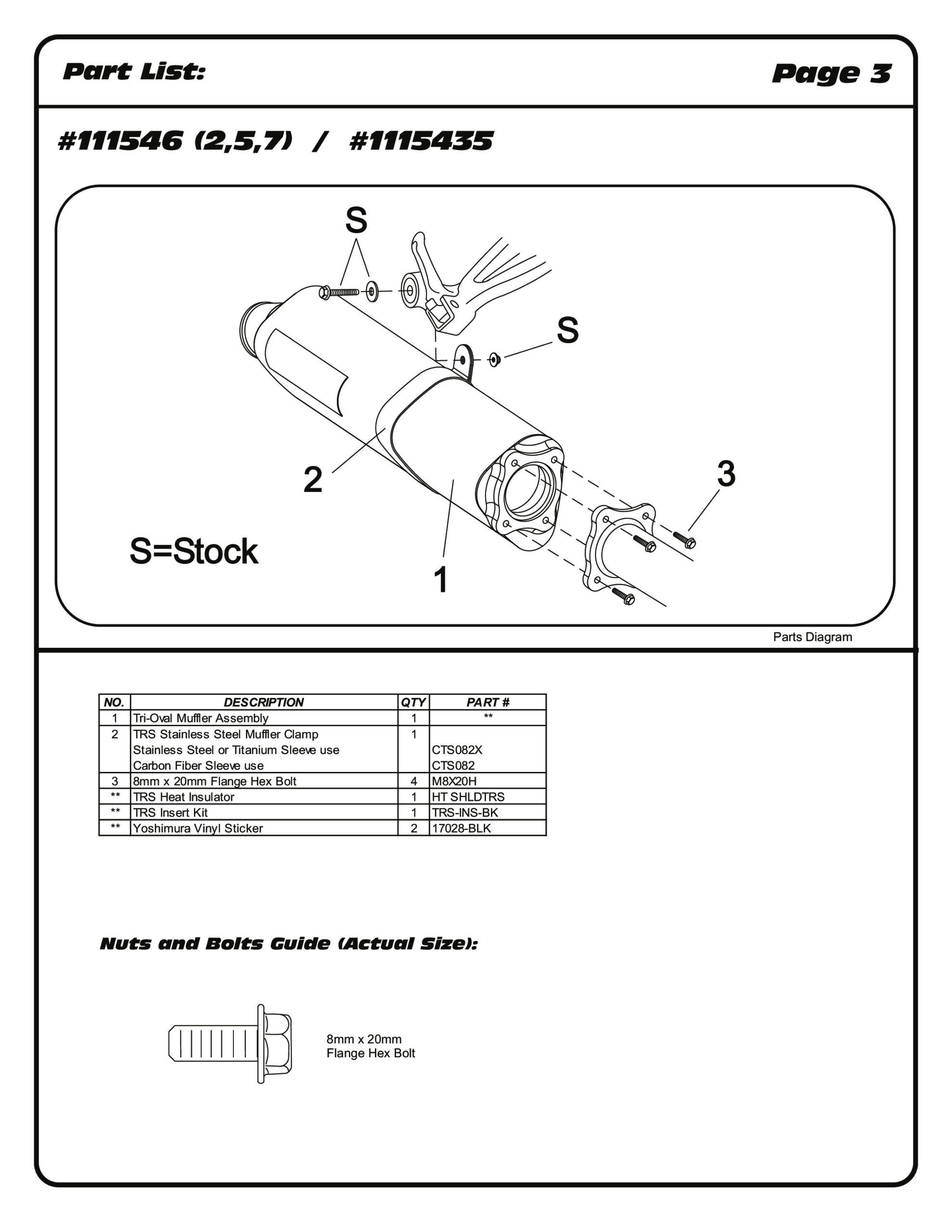 Yoshimura TRS Stainless Steel Bolt-On Exhaust Fits 01-04 GSXR600/750/1000 - Image 4