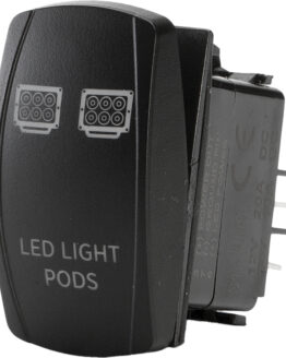 "Led Light Pods" Illuminated Rocker Switch