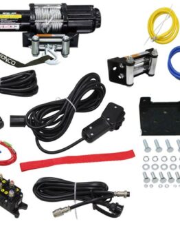 Bronco 6000 lb Steel Wire Winch Universal ATV/UTV