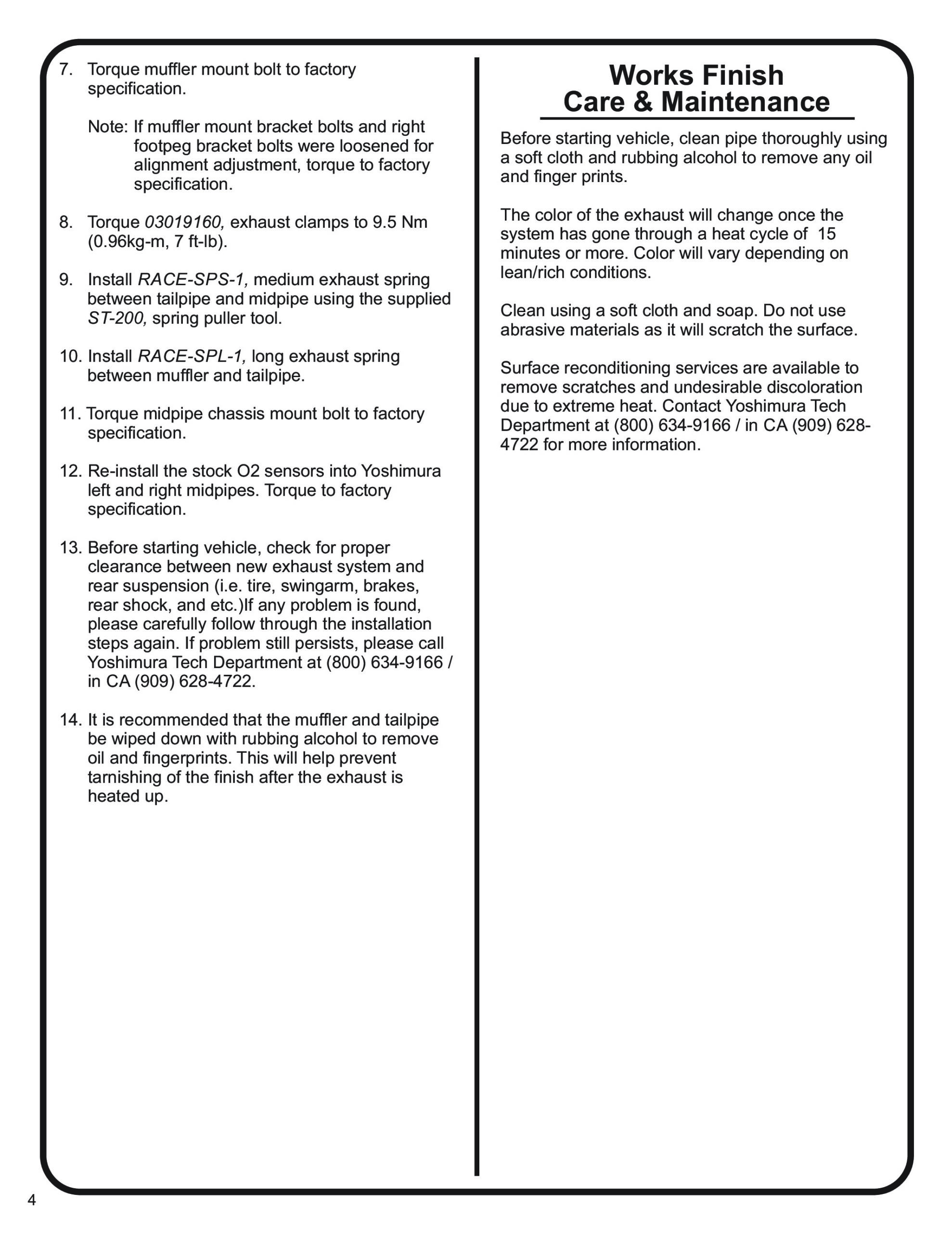 Race Alpha T Stainless Steel 3/4 Slip On Exhaust - Image 9