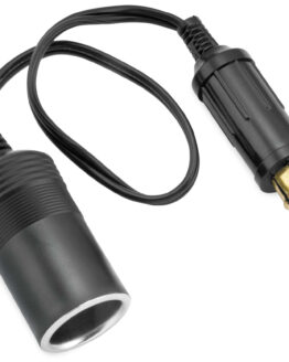 12-Volt/15-Amp Male DIN Plug (EURO Style) to Female Cigarette Adaptor