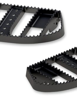 Serrated Driver Floorboards - Black