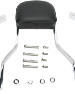 Short Square 14" Sissy Bar Chrome