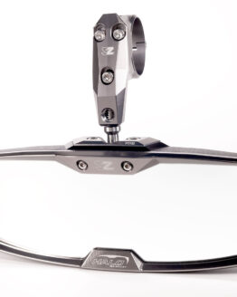 Halo-RA Mirror w/ Billet Aluminum Bezel For 1.75in Round Tube