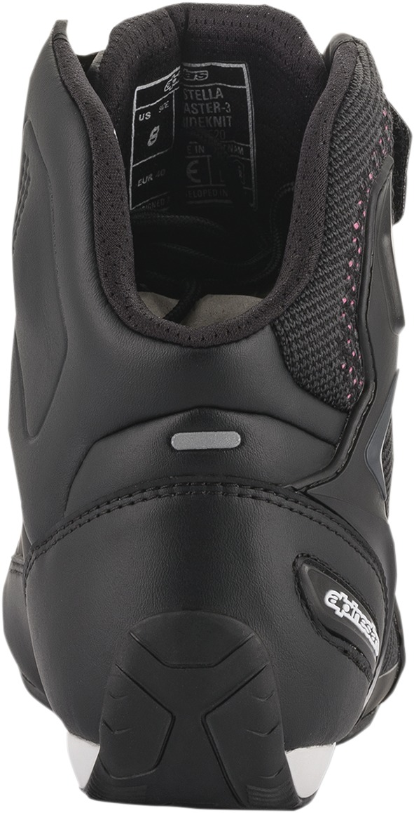Women's Faster-3 Street Riding Shoes Black/Pink US 10.5 - Image 3
