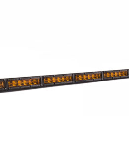 42 In LED Light Bar Single Row Straight - Amber Driving Each Stage Series
