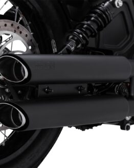 Twin Slash 3" PCX Slip-On Exhaust Fits 2015-2022 Indian Scout/Bobber/Sixty