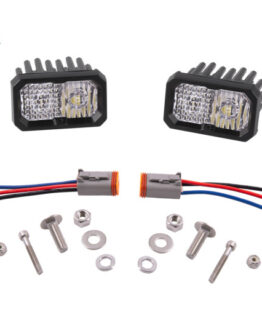 Stage Series 2 In LED Pod Sport - White Flood Standard ABL (Pair)