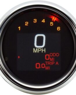 Dakota Digital MLX Series 3-3/8" Chrome Speed/Tach Gauge