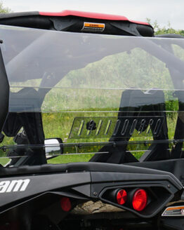 Vented Clear Rear Windshield