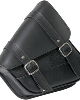 Willie & Max Revolution Swingarm Saddlebags Black Synthetic Leather
