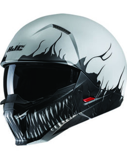 Black/White i20 Scraw Street Helmet - Small