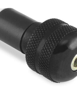 BikeMaster Anti-Vibration Bar Ends Black - Fits 1" Handlebars