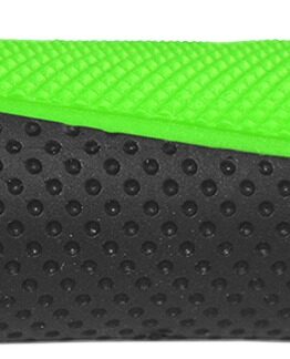 Fluorescent Green & Black 997 Lock-On Open End Locking ATV Grips w/ End Plugs