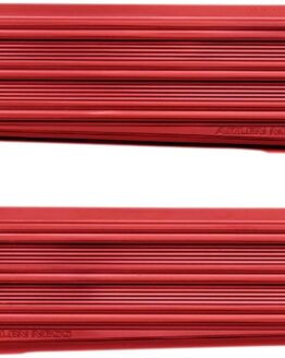 Arlen Ness 10-Gauge Saddlebag Latch Covers Red