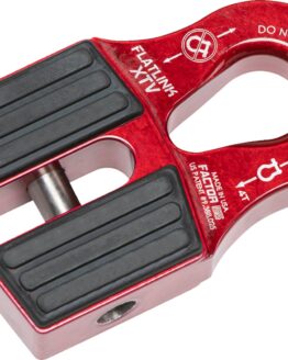 FlatLink XTV Winch Line Shackle Mount - Red