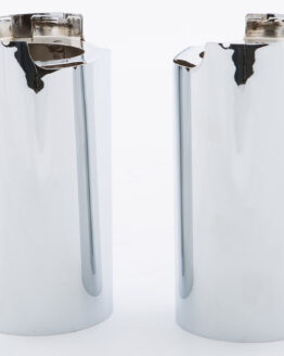 Upper Fork Tube Covers Chrome