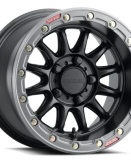 Raceline Alpha Beadlock Wheel 15x7 4x156 +10 Black/Gunmetal