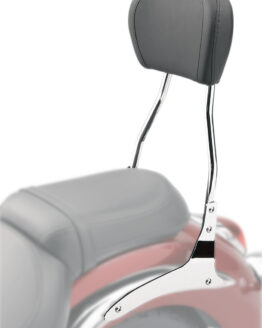 Chrome Tall Round 17" Sissy Bar