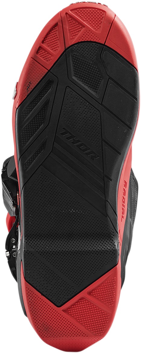 Radial Dirt Bike Boots - Black & Red Men's Size 14 - Image 3