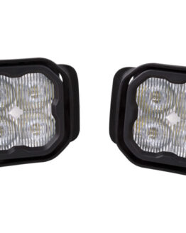 SS3 Pro Type F2 Kit White SAE Fog Lights Pair - Diode Dynamics