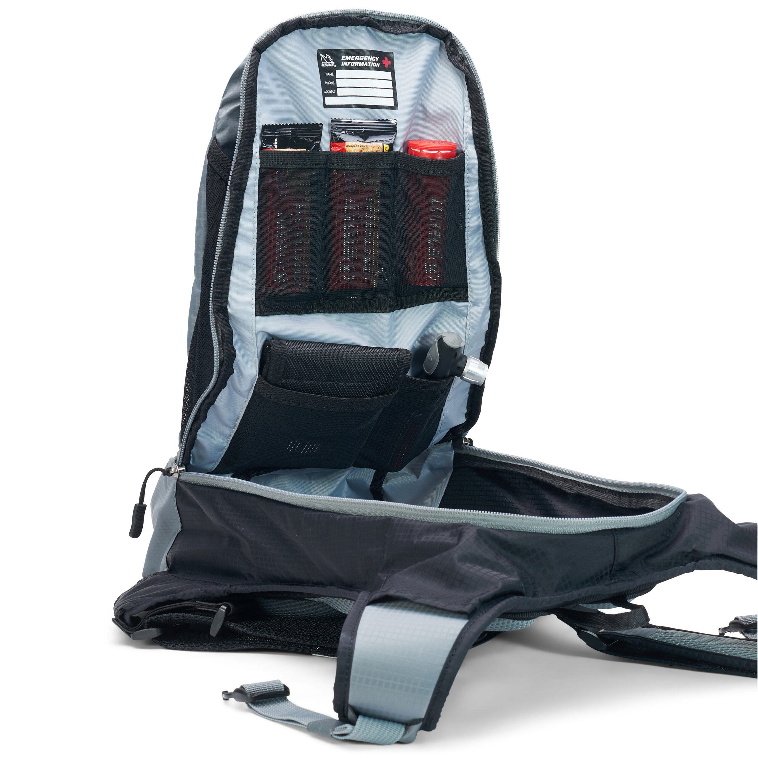 USWE Patriot 15 MTB Protector Pack 15L Grey/Black One Size - Image 3