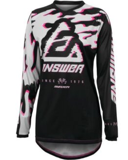 23.5 Syncron Meltdown Jersey Black/Magenta/Grey Womens - XL