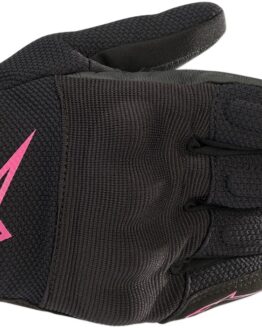 Women's S-Max Drystar Street Riding Gloves Black/Pink Large