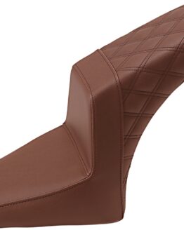 Step-Up Rear Lattice Stitch 2-Up Seat Brown