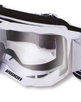 3300FL Vision MX Goggles - Black & White w/ Clear Lens