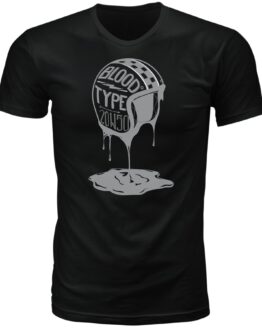 Highway 21 Blood Type Tee Black X-Large Men's Short Sleeve Shirt