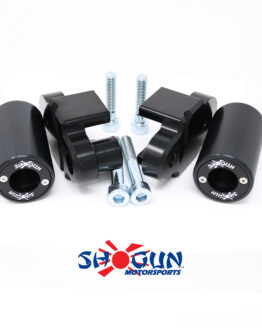 Shogun PA2 No Cut Frame Sliders Black For Kawasaki ZX-6R/ZX-6RR 24-25